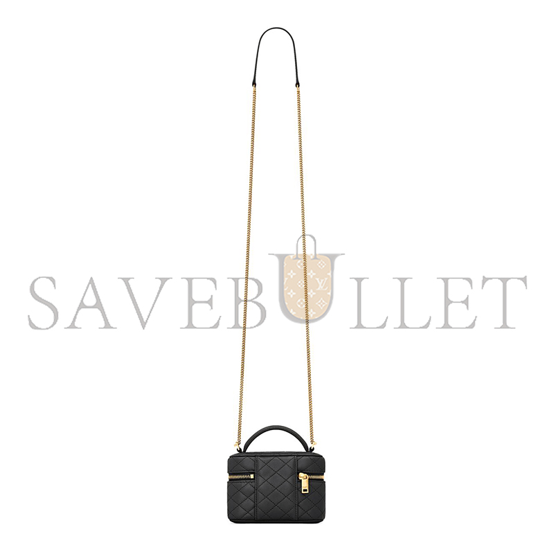 YSL GABY MICRO VANITY BAG IN LAMBSKIN 8192851EL071000 (12*8*4cm)